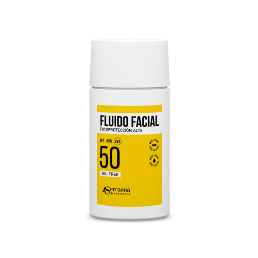 Fluido Facial SPF 50+ Oil-Free Con y Sin Color