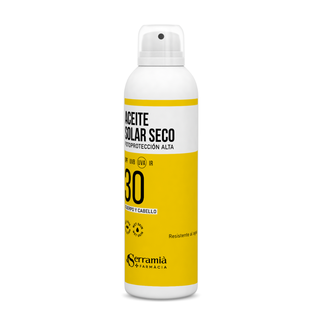 Aceite Solar Seco SPF 30