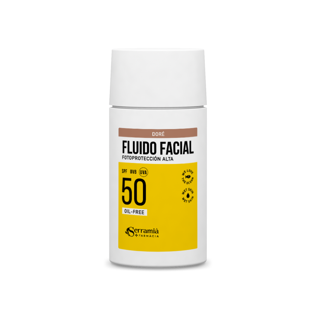 Fluido Facial SPF 50+ Oil-Free Con y Sin Color