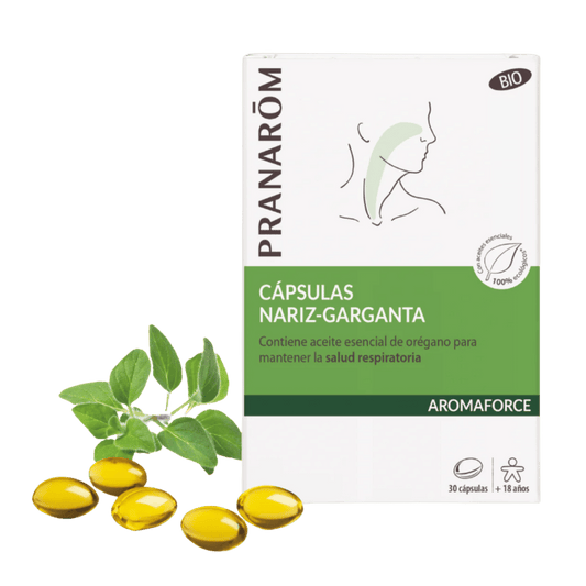Pranarom Cápsulas Nariz y Garganta